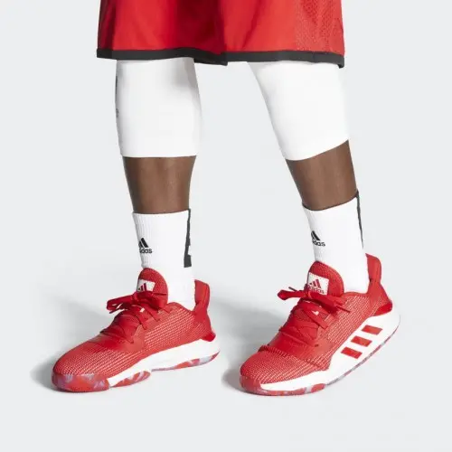 Alternative view of Giày Adidas Pro Bounce 2019 Low 'Red White' EF9841