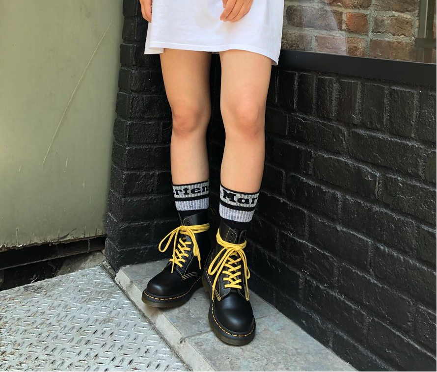 Giày Dr.Martens 1460 PASCAL Dark Grey Atlas 26243021 - Ảnh 5