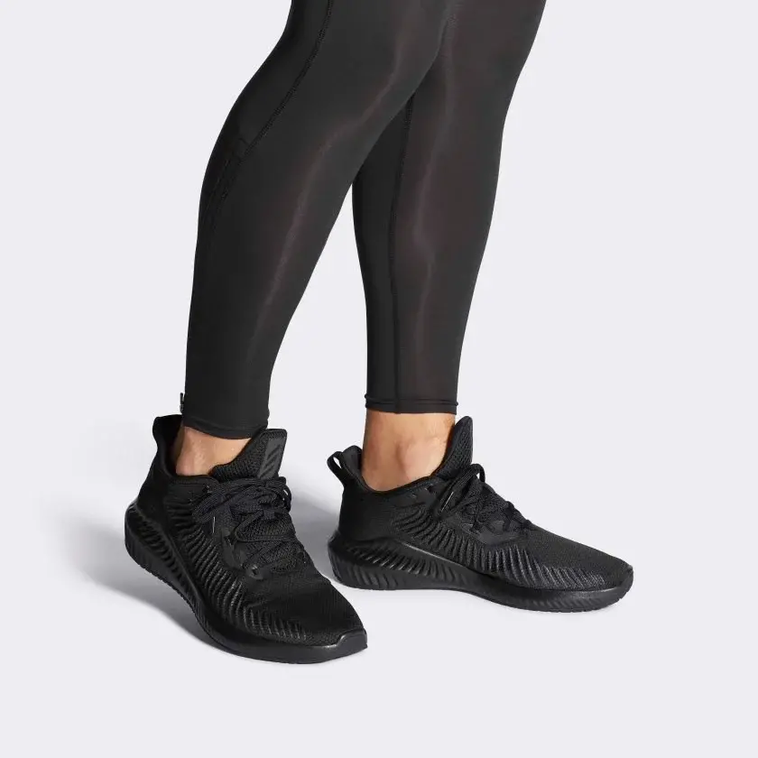 Alternative view of Giày Adidas Alphabounce+ 3 'Triple Black' EG1391