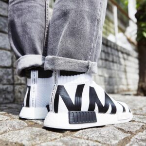 Alternative view of Giày Adidas NMD CS1 Primeknit 'NMD Print White' EG7538