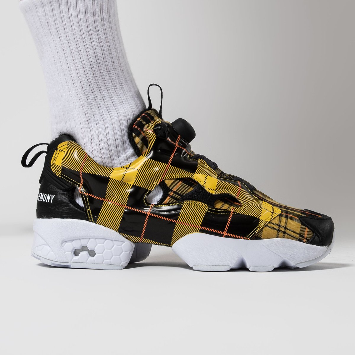 Giày Reebok Opening Ceremony x InstaPump Fury OG Yellow Plaid FW2475 - Ảnh 6