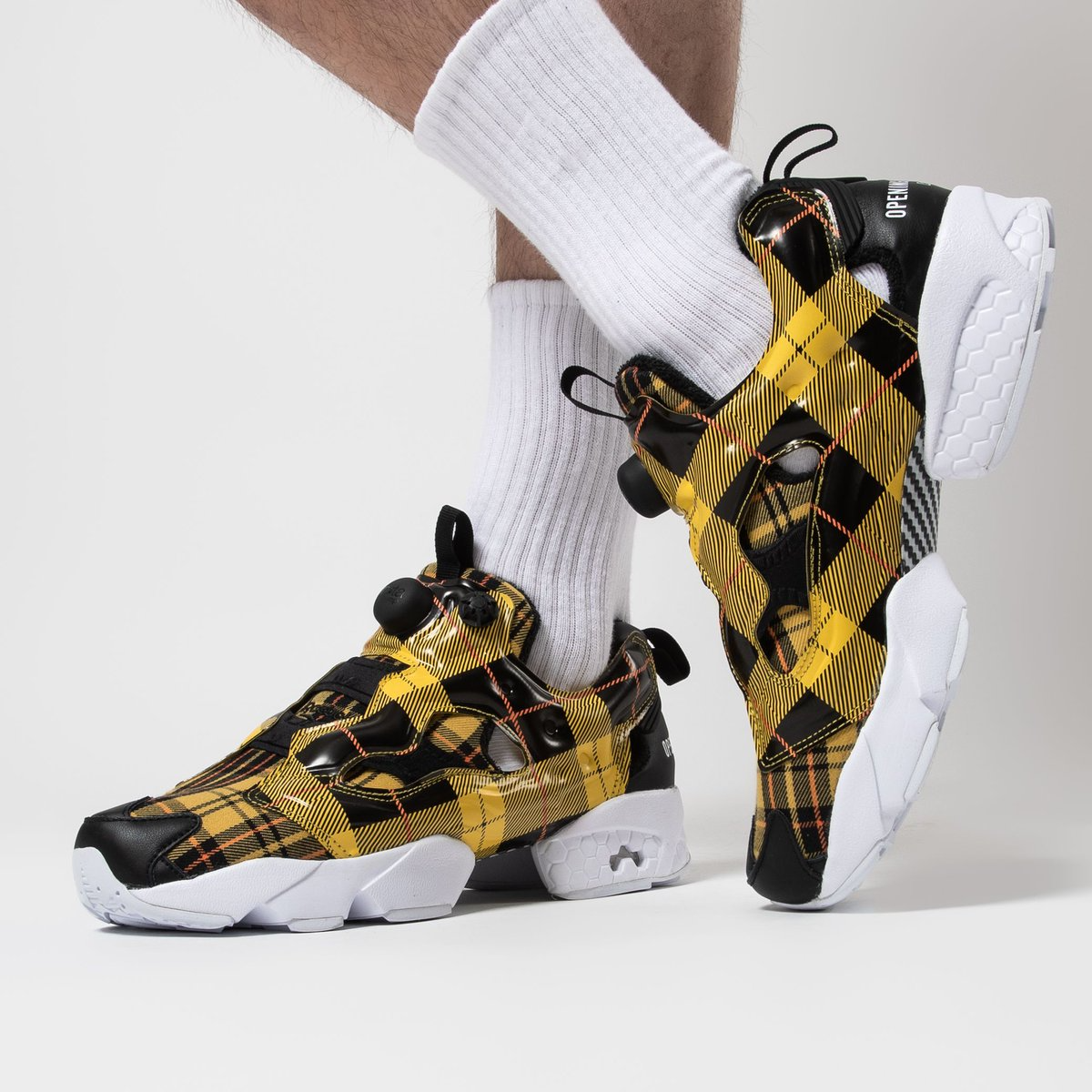 Giày Reebok Opening Ceremony x InstaPump Fury OG Yellow Plaid FW2475 - Ảnh 7