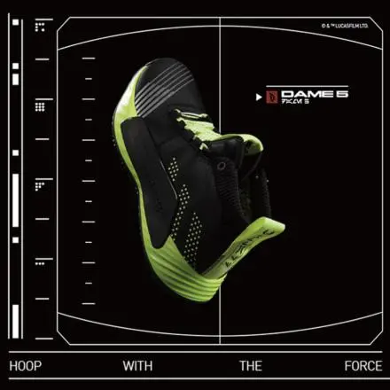 Alternative view of Giày Adidas Dame 5 Star Wars EH2457