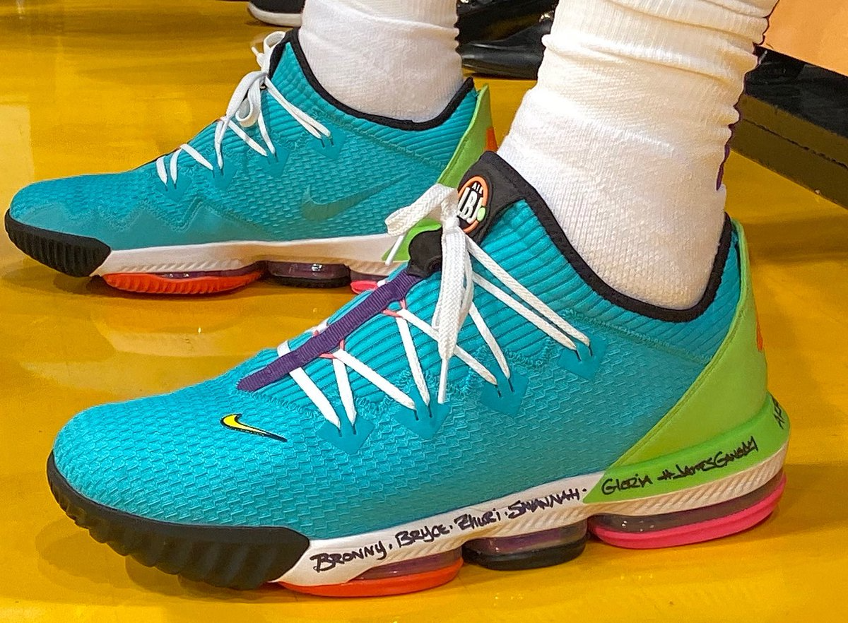 Giày Nike LeBron 16 Low EP 'Hyper Jade' CI2669-301 - Ảnh 6