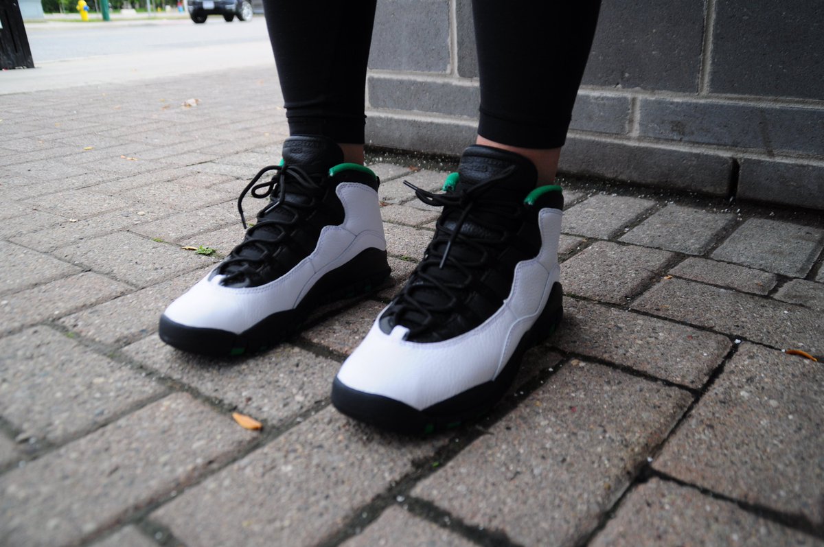 Giày Nike Air Jordan 10 'Seattle Supersonics' 310805-137 - Ảnh 4