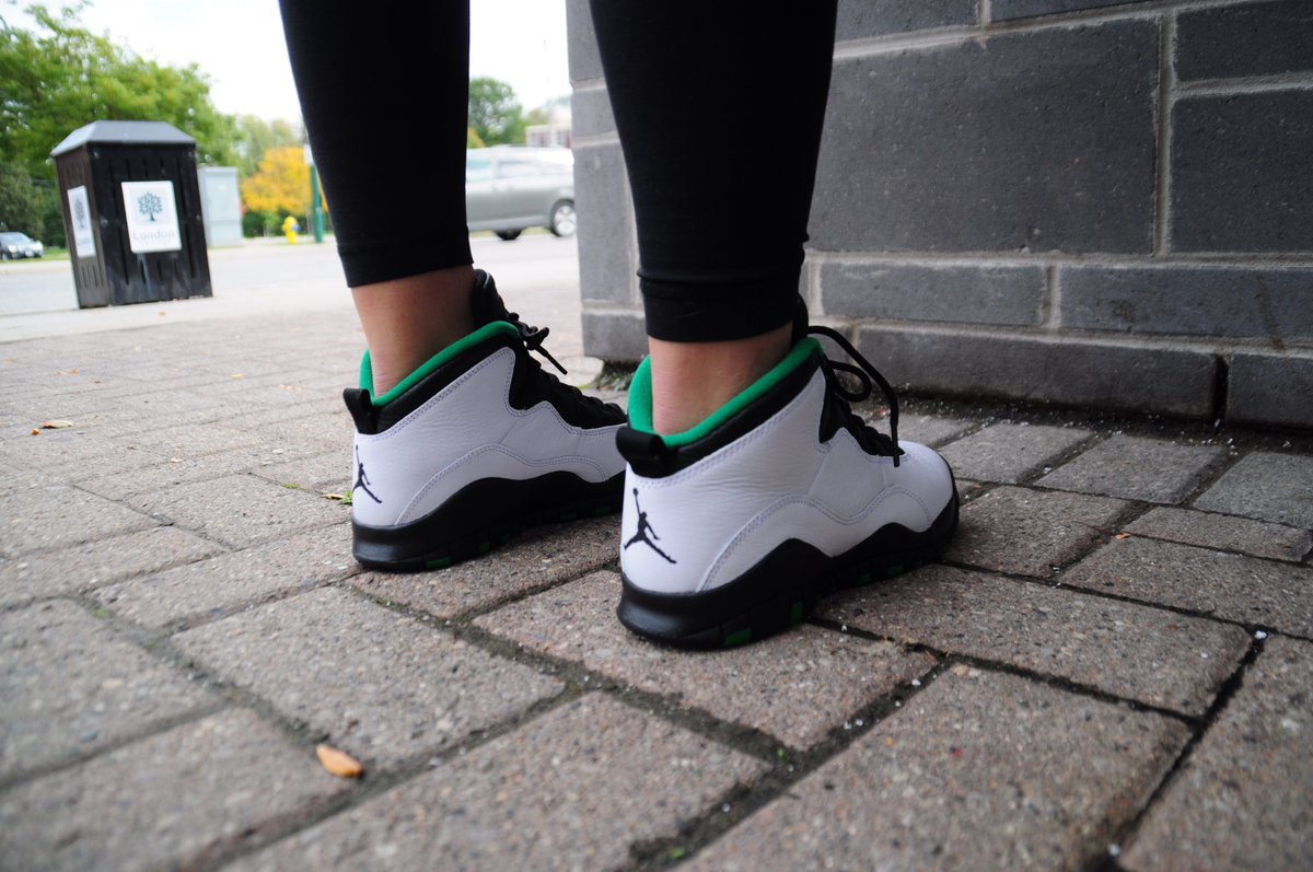 Giày Nike Air Jordan 10 'Seattle Supersonics' 310805-137 - Ảnh 3