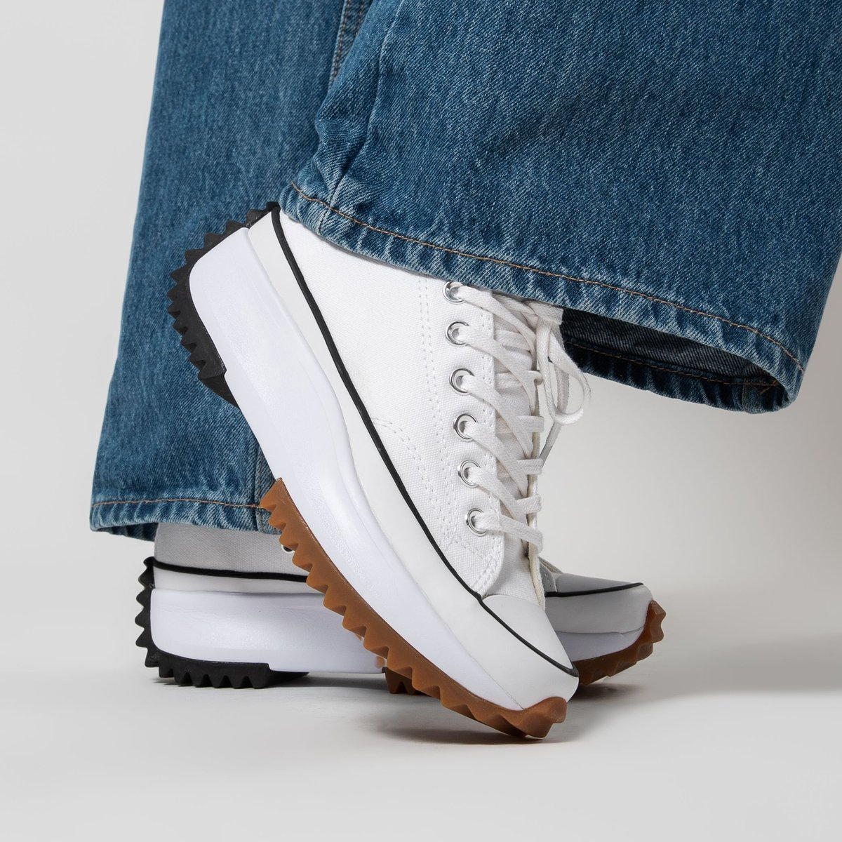 Giày Converse Run Star Hike Low White 168817C - Ảnh 4