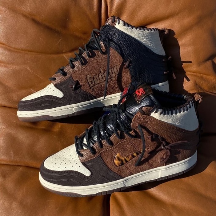 Giày Nike Bodega x Dunk High 'Legend' CZ8125-200 - Ảnh 3