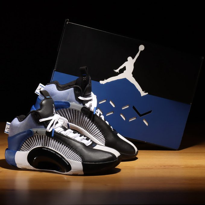 Giày Nike Fragment Design x Air Jordan 35 'Base Grey' DA2371-100 - Ảnh 2