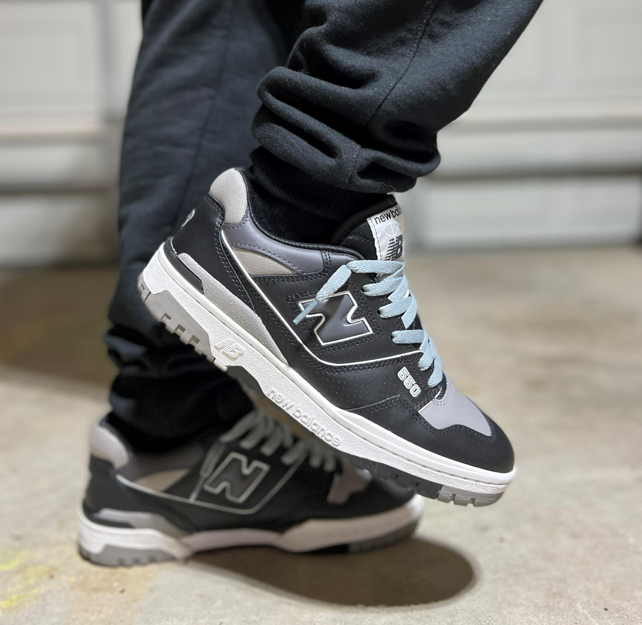 Giày New Balance 550 'Grey Black' BB550SR1 - Ảnh 8