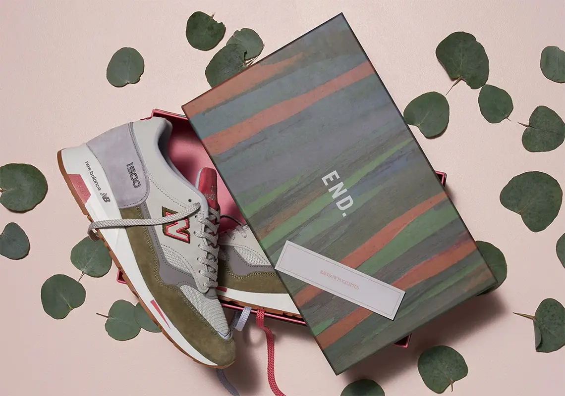 Alternative view of Giày New Balance END. x 1500 Made In England 'Rainbow Eucalyptus' M1500EUC