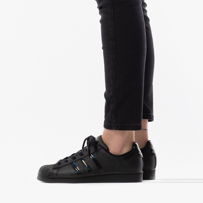 Giày Adidas Originals Superstar J 'Black' FV3140 - Ảnh 2