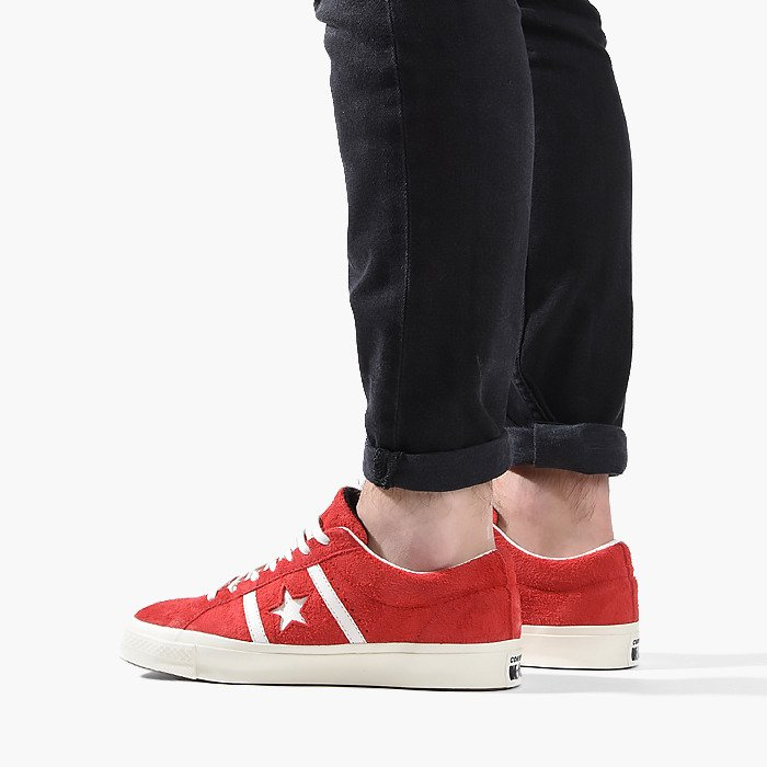 Giày Converse One Star Academy 'Red' 163270C - Ảnh 2