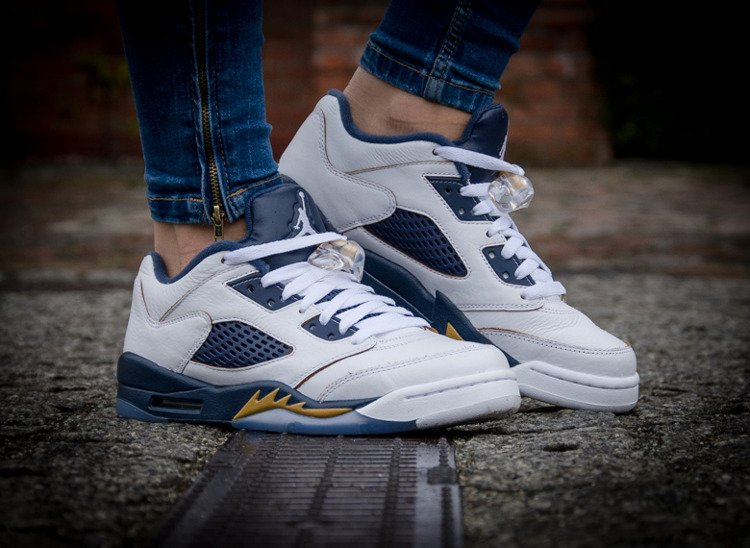 Giày Nike Air Jordan 5 Retro Low GS 'Dunk From Above' 314338-135 - Ảnh 3