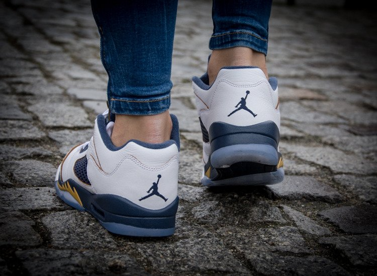 Giày Nike Air Jordan 5 Retro Low GS 'Dunk From Above' 314338-135 - Ảnh 4