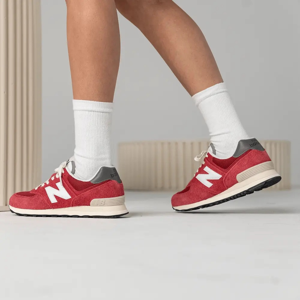 Giày New Balance 574 Heritage 'Red' U574HR2 - Ảnh 6