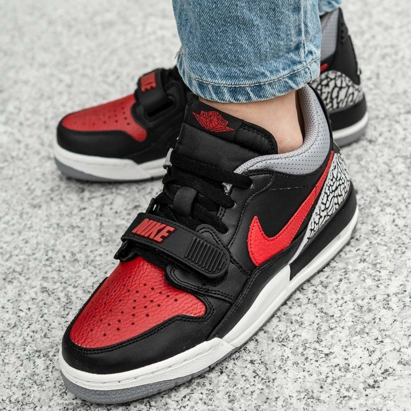 Giày Nike Jordan Legacy 312 Low GS 'Bred Cement' CD9054-006 - Ảnh 5