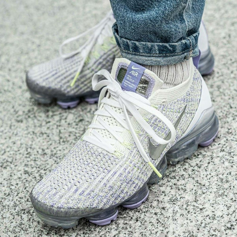 Giày Nike Wmns Air VaporMax Flyknit 3 'Barely Volt' AJ6910-102 - Ảnh 2