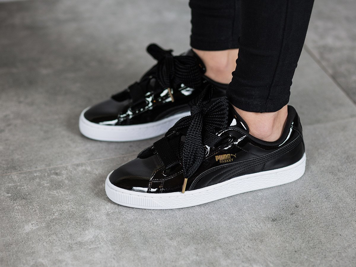 Giày PUMA Basket Heart Patent 363073-01 - Ảnh 5