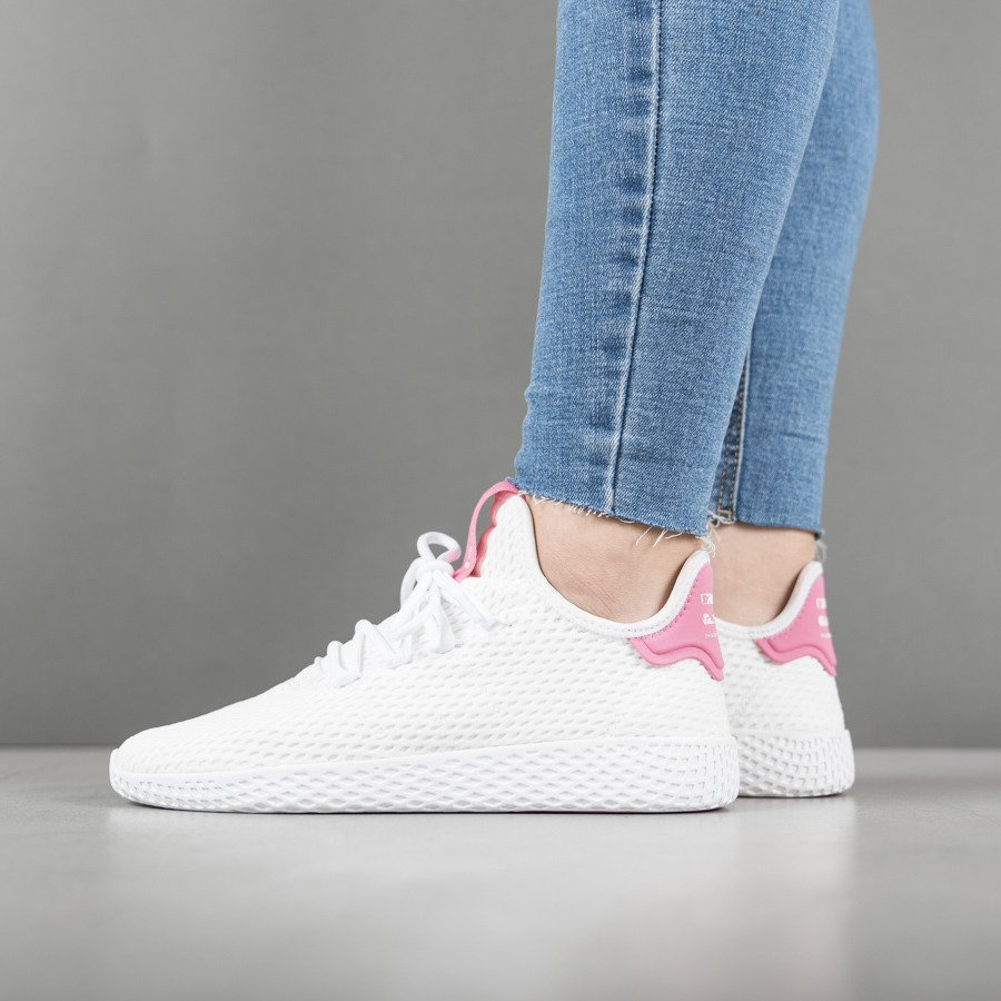 Giày Adidas Tennis Hu Pharrell Semi 'Solar Pink' BY8714 - Ảnh 2