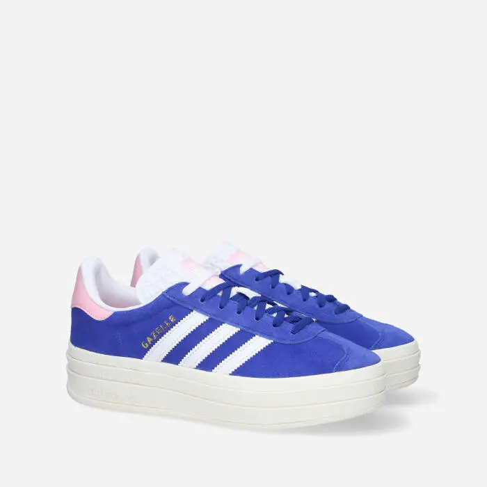 Giay Adidas Gazelle Bold 'Lucid Blue Pink' HQ6894