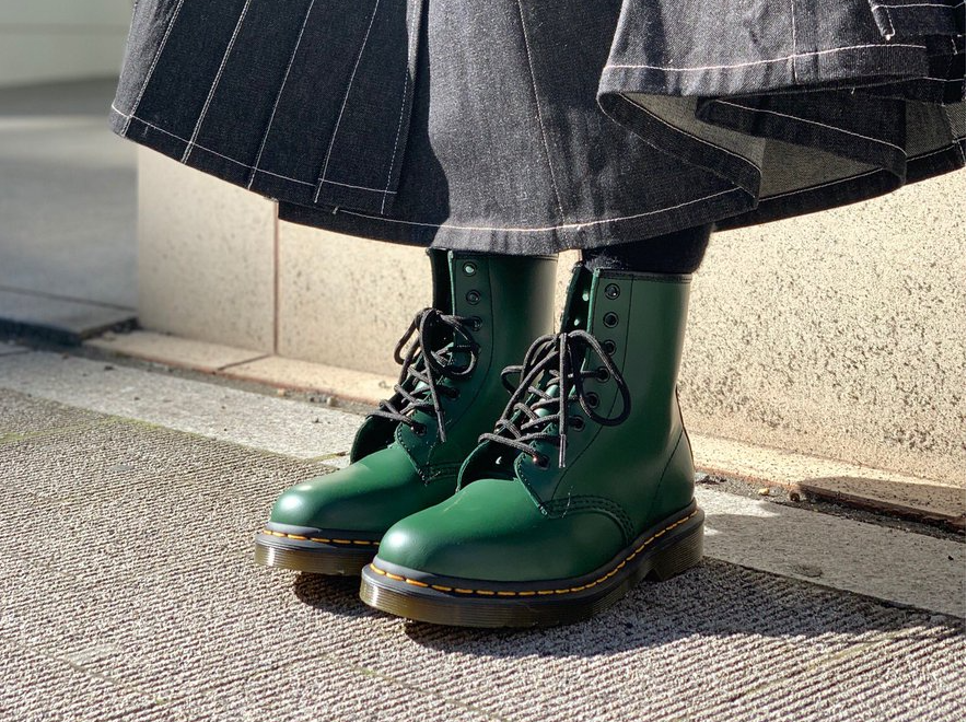 Giày Dr. Martens 1460 Green Smooth 11822207 - Ảnh 6