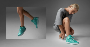 Alternative view of Giày Nike Wmns Air Jordan 1 Retro High 'Season Of Her: Aqua' AO1847-440