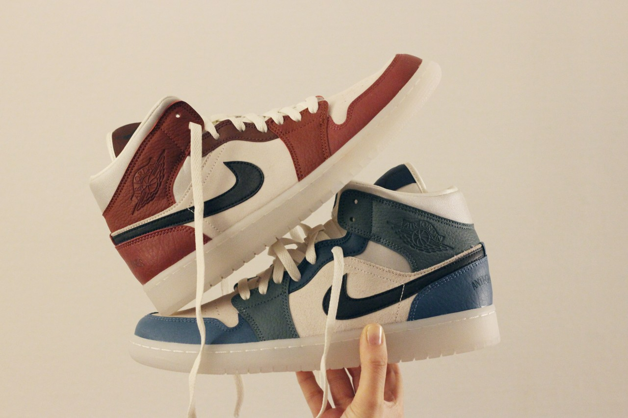 Giày Nike Wmns Air Jordan 1 Mid 'Anti Gravity Machines' DM9601-200 - Ảnh 7