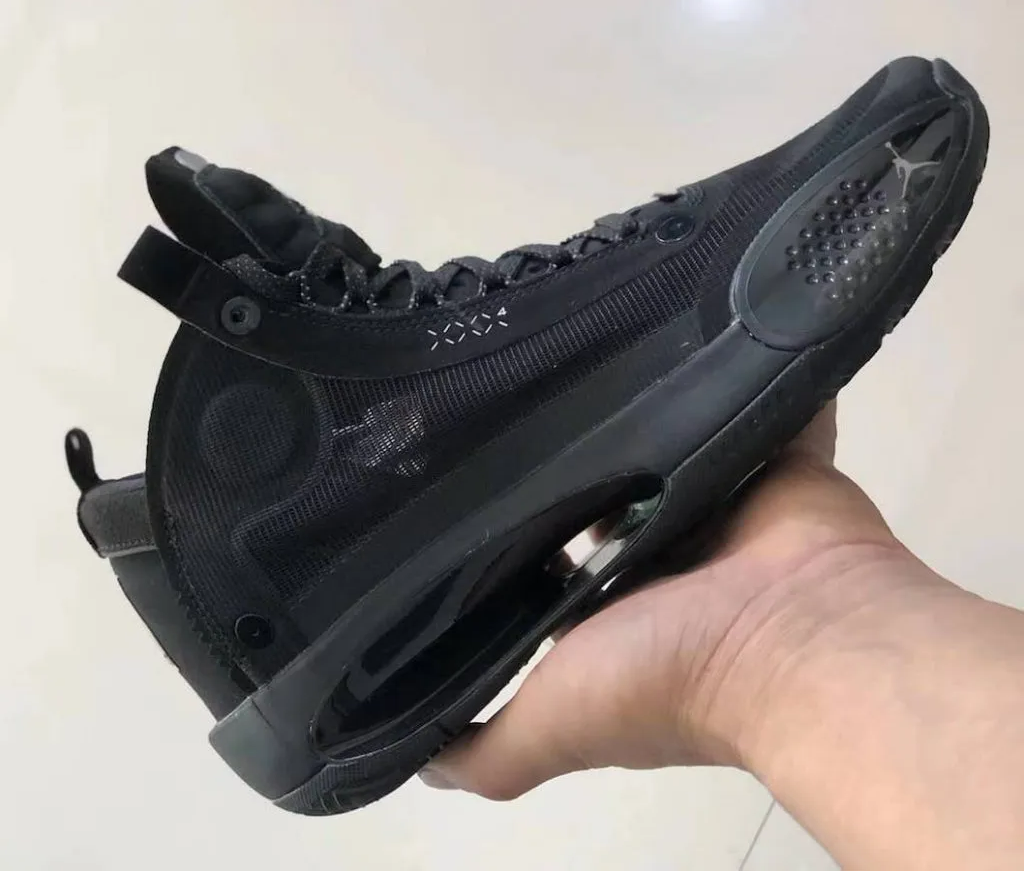 Giày Nike Air Jordan 34 GS 'Black Cat' BQ3384-003 - Ảnh 3
