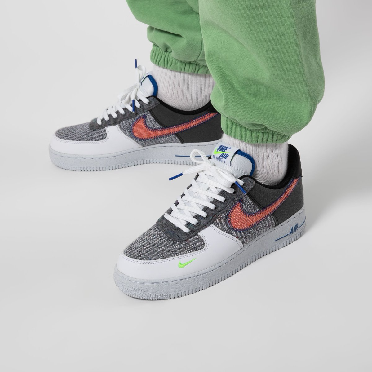 Giày Nike Air Force 1 Low Recycled Jerseys Pack CU5625-122 - Ảnh 4