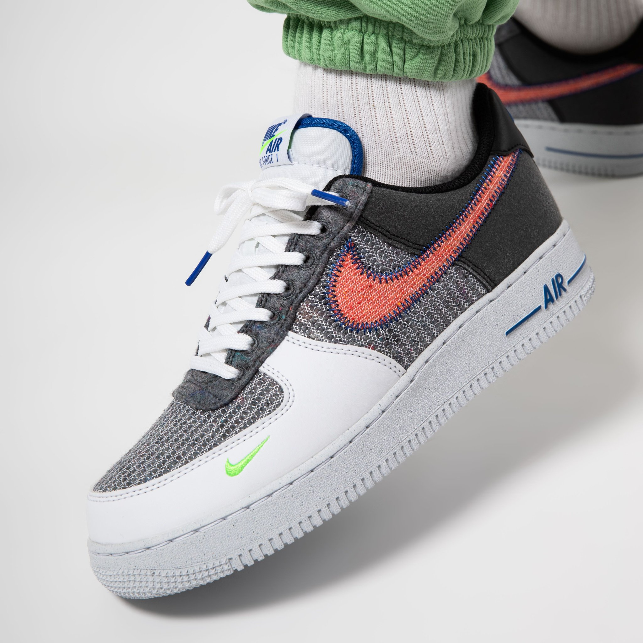 Giày Nike Air Force 1 Low Recycled Jerseys Pack CU5625-122 - Ảnh 5
