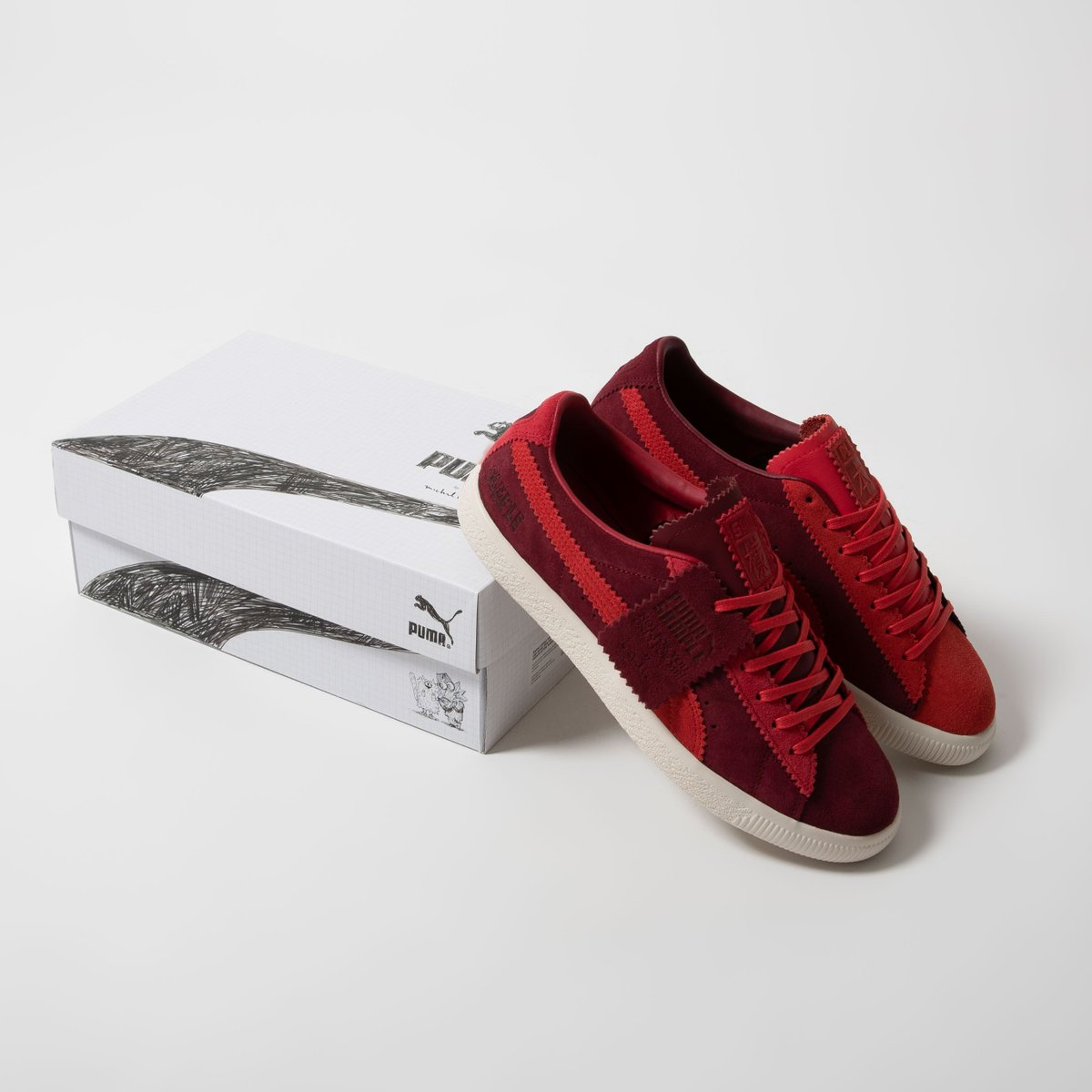 Giày Puma Michael Lau x Suede VTG 'Poppy Red' 380820-01 - Ảnh 3
