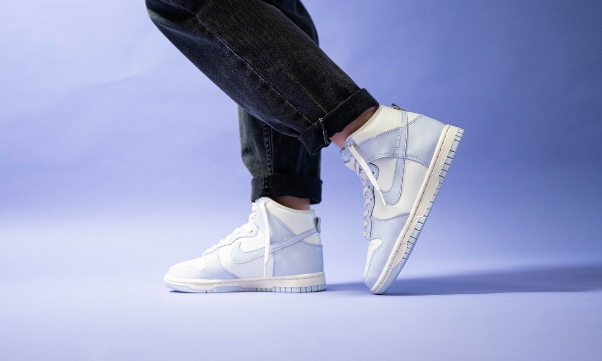 Giày Nike Wmns Dunk High 'Football Grey' DD1869-102 - Ảnh 2