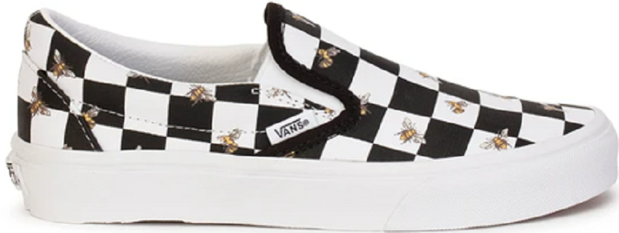Giay Vans Slip On Checkerboard Bee Check 'Black' VN0A33TB9EH