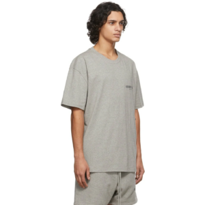 Ao Fear Of God Essentials T Shirt 'Light Heather Oatmeal'