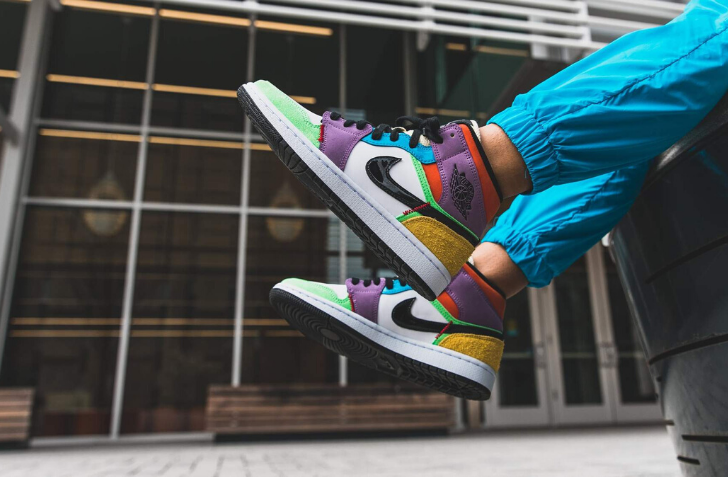 Giày Nike Air Jordan 1 Mid SE 'Lightbulb' CW1140-100 - Ảnh 7