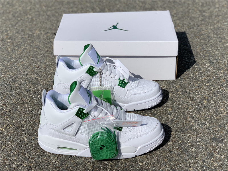 Giày Nike Air Jordan 4 Retro Metallic Green CT8527-113 - Ảnh 4