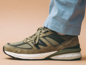 Alternative view of GIÀY NEW BALANCE 990v5 Made In USA 'Covert Green' M990AE5