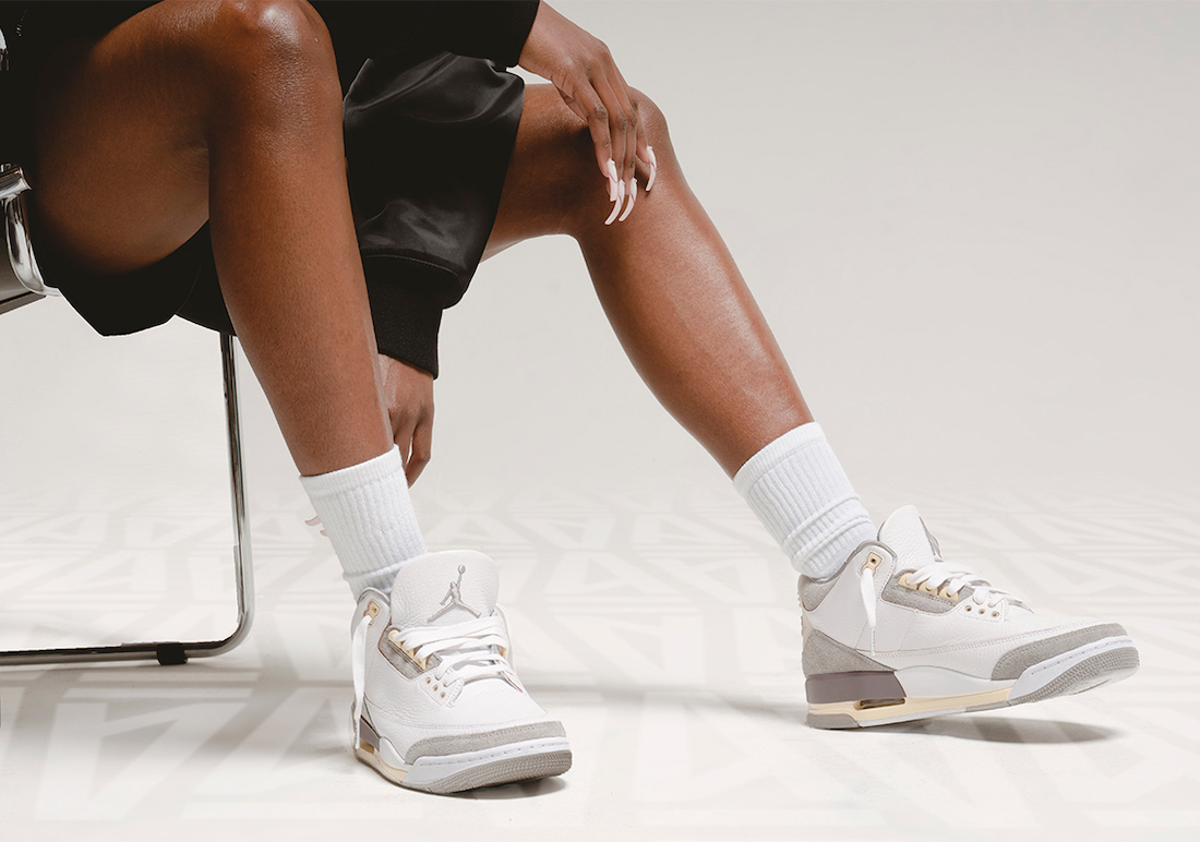 Giày Nike A Ma Maniére x Wmns Air Jordan 3 Retro SP 'Raised By Women' DH3434-110 - Ảnh 3