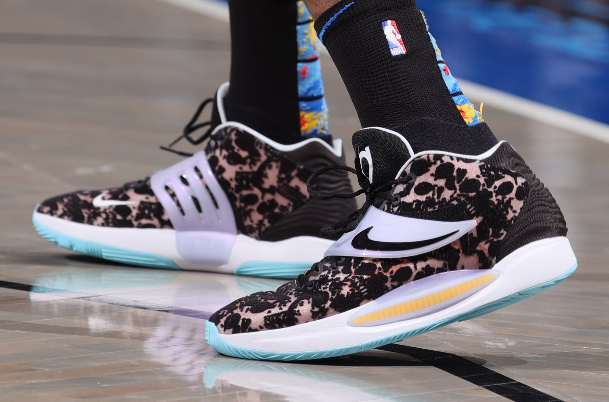 Giày Nike KD 14 'Black White' CW3935-001 - Ảnh 8