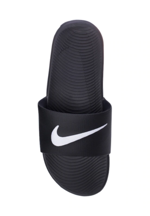 Alternative view of Dép Nike Kawa Slides " Black White " 832646-010