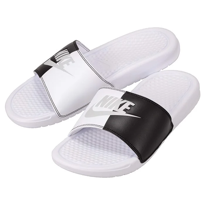 Dép Nike Benassi JDI LTD 'Black White Silver' 343881-104 - Ảnh 3