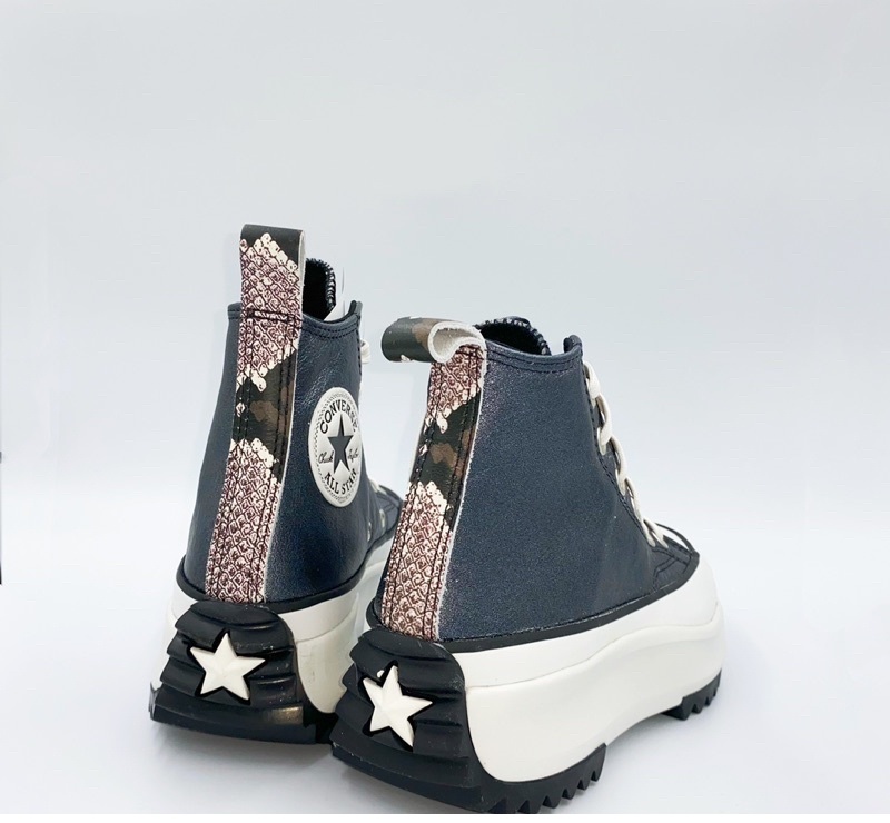 Giày Converse Run Star Hike Snakeskin Blue White Black 173081C - Ảnh 4