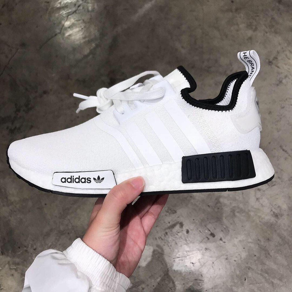Giày Adidas NMD R1 'Cloud White Black' DB3587 - Ảnh 3