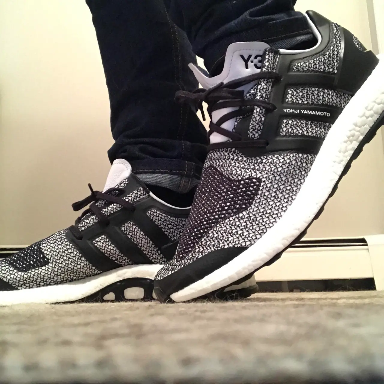 Alternative view of Giày Adidas Y-3 PureBoost 'Oreo' CP9888