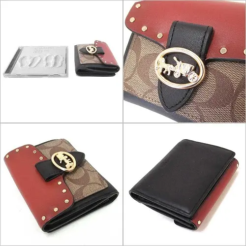 Alternative view of Túi Coach Georgie Signature Canvas With Rivets 6791-IMRL7