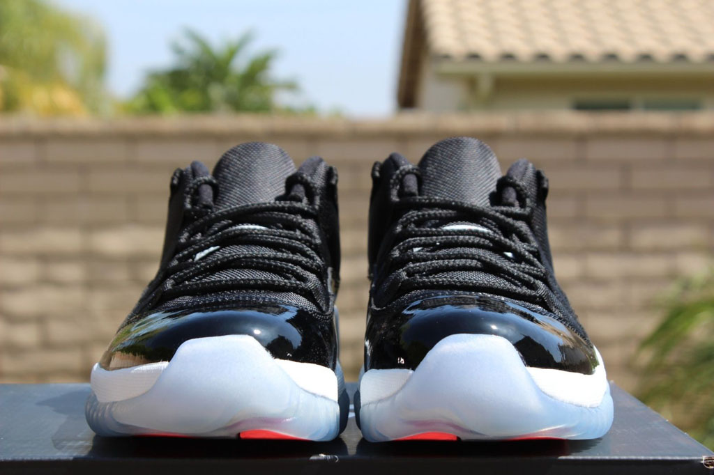 Giày Nike Air Jordan 11 Retro Low GS 'Infrared 23' 528896-023 - Ảnh 5