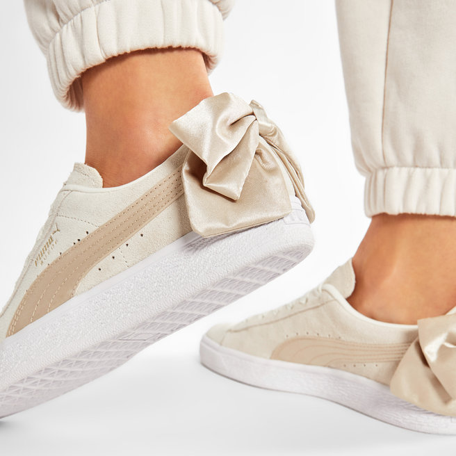 Giày Puma Suede Bow Varsity 'Marshmallow' 367732-03 - Ảnh 2
