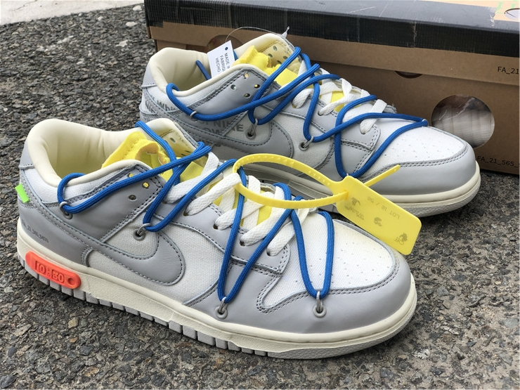 Giày Nike Off-White x Dunk Low 'Lot 10 Of 50' DM1602-112 - Ảnh 3