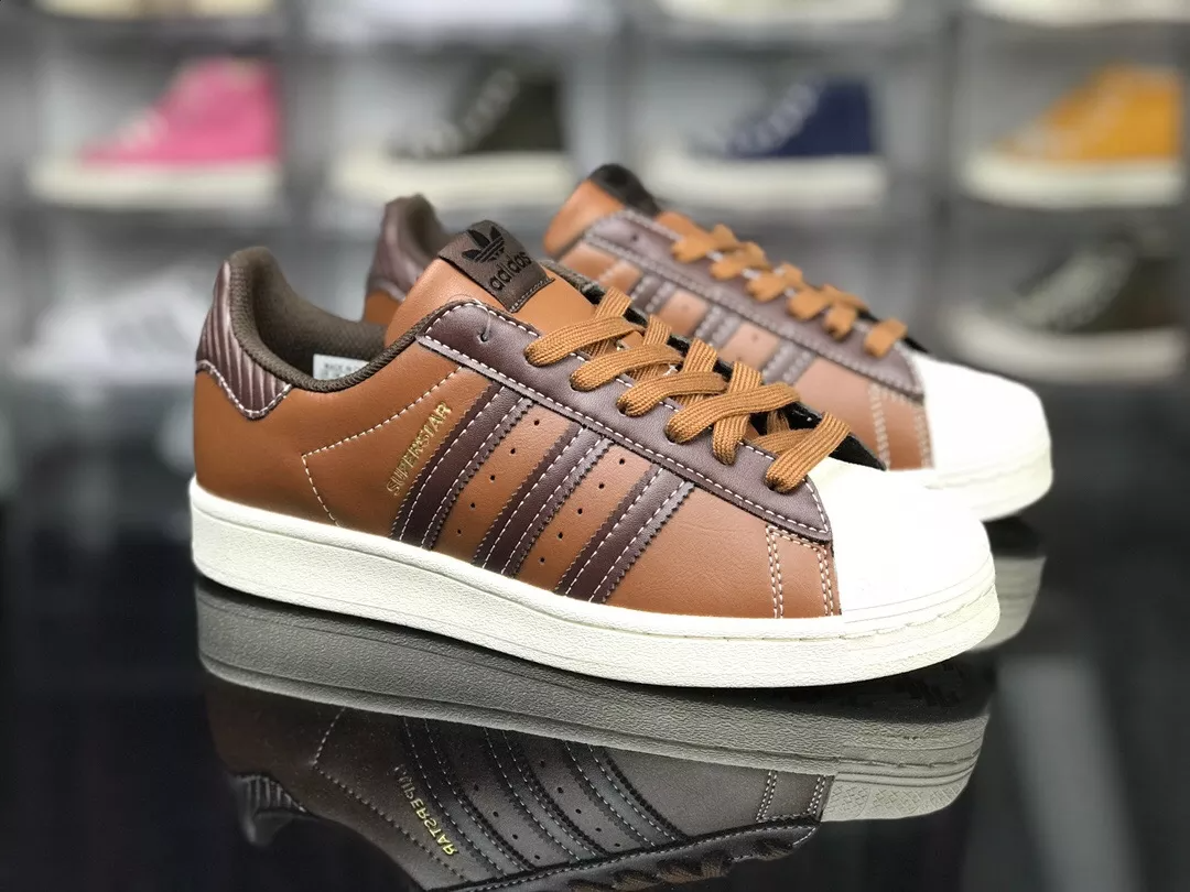 Giày Adidas Superstar 'Dark Brown' GW4438 - Ảnh 4